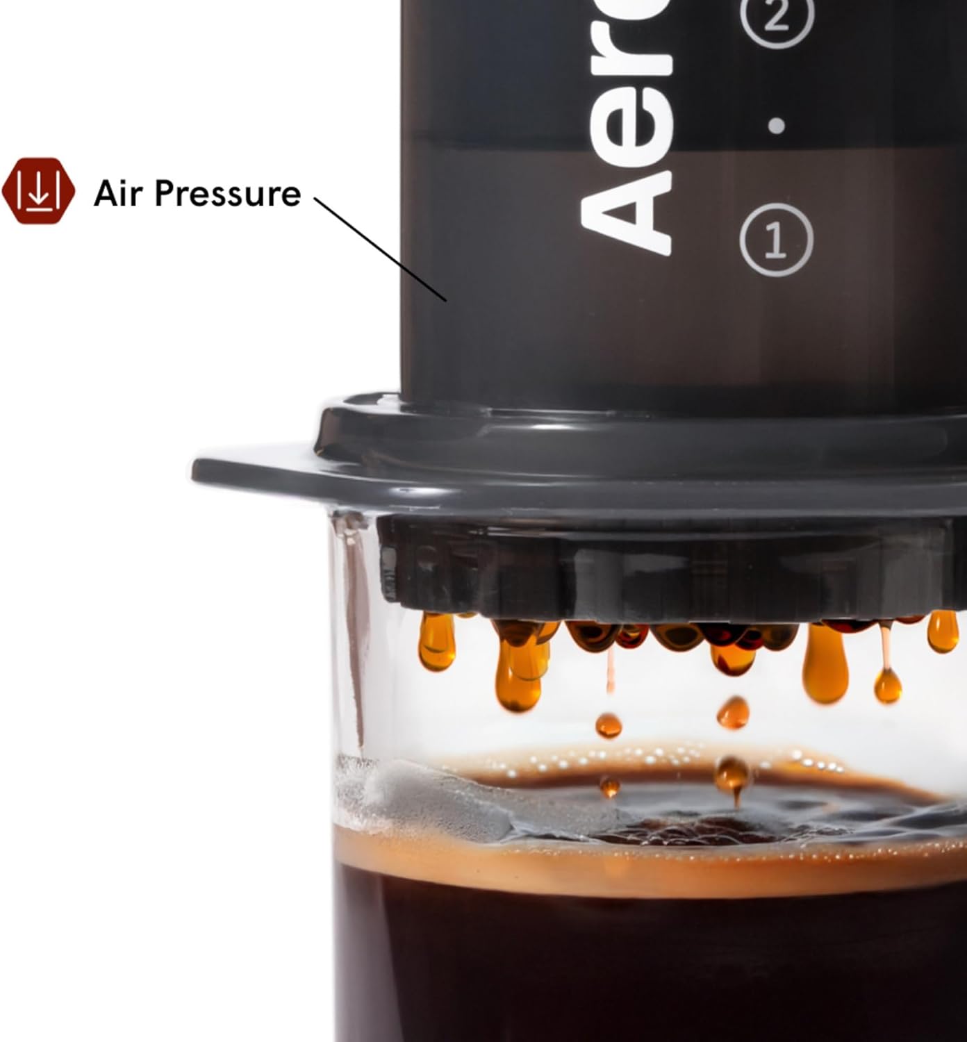 Original Coffee Press - All-in-One French Press, Pour-Over & Espresso Style Manual Brewer, 2 Min Brew for Less