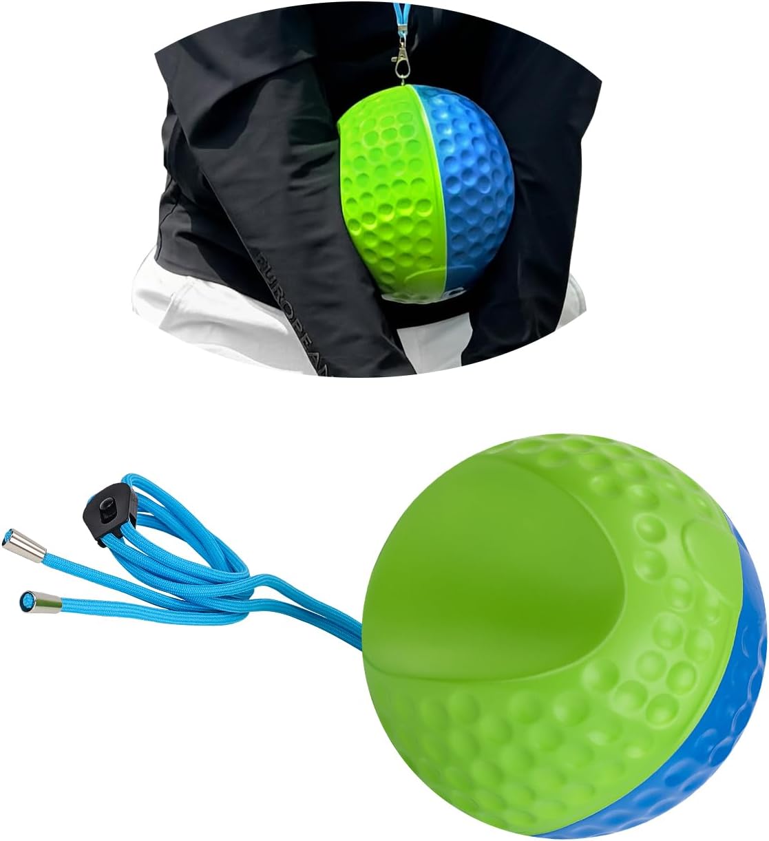 Golf Training Aid Ball for Impact Precision & Consistent Swings - Master Body Connection to Fix Slicing, Scooping &