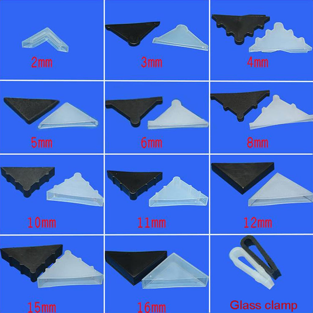 5mm Corner Protectors for Sharp Glass,Mirror,Ceramic Tile Triple Shape Corner Covers 20 pcs