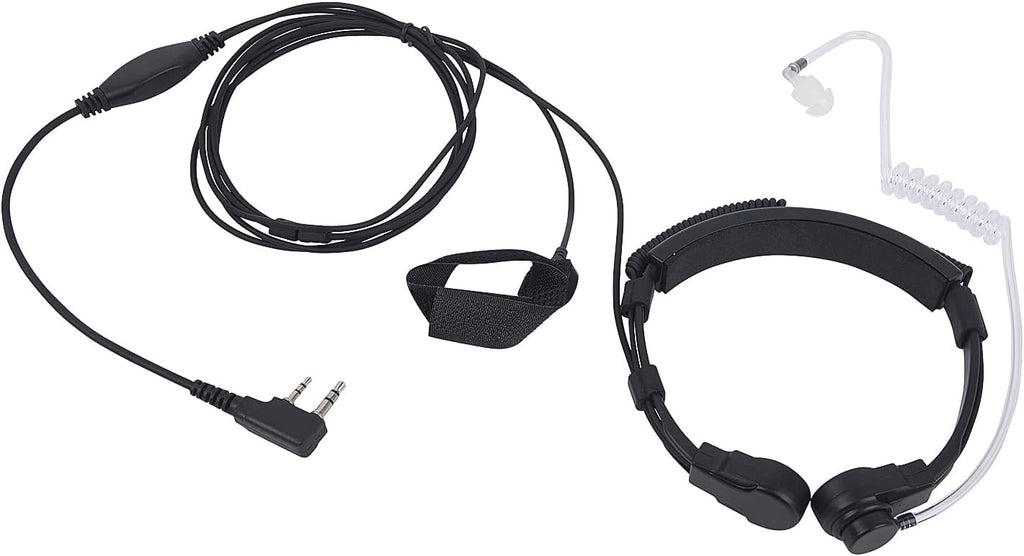 Throat Mic with PTT for Baofeng UV-5R UV-82 UV-82HP BF-888S BF-F8HP AR-152 Arcshell Retevis RT21 RT22 RT27 RT68 RT7