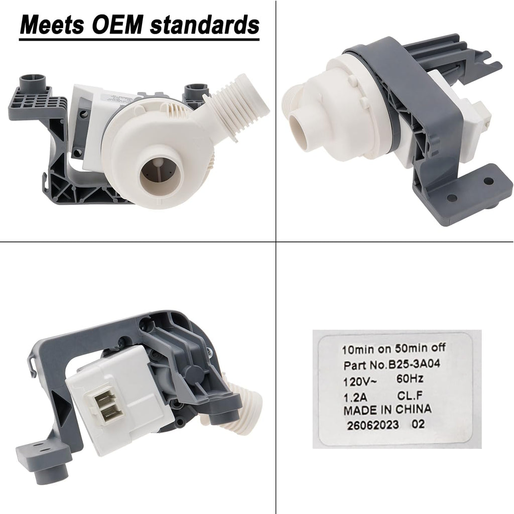 WTW5000DW1 WTW5000DW2 Washer Drain Pump Fit for Whirlpool WTW7300DW1