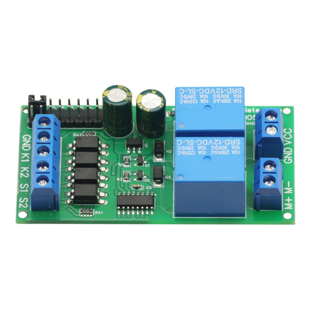 12V 24V DC Motor Controller Relay Board Forward Reverse Control Limit Start Stop Switch Pusher for Electric Curtain Automatic Door