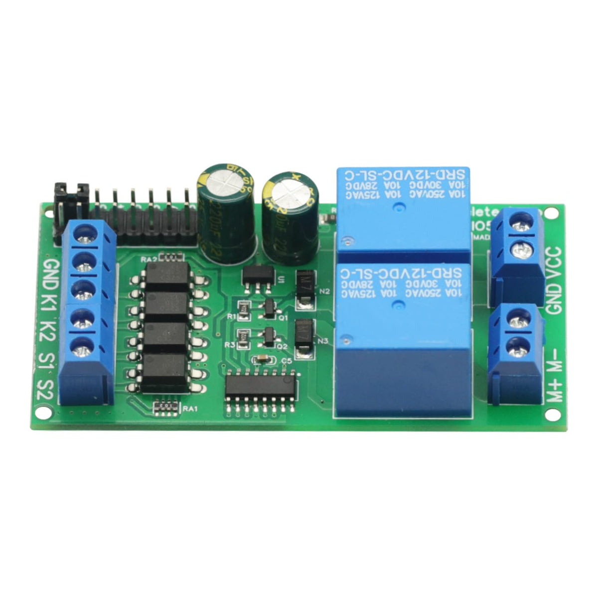 12V 24V DC Motor Controller Relay Board Forward Reverse Control Limit Start Stop Switch Pusher for Electric Curtain Automatic Door