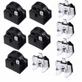 Refrigerator Compressor Relay and Overload Kit 5 Sets,Refrigerator Starters QP2-4R7 4.7 Ohm 1 Pin Refrigerator PTC