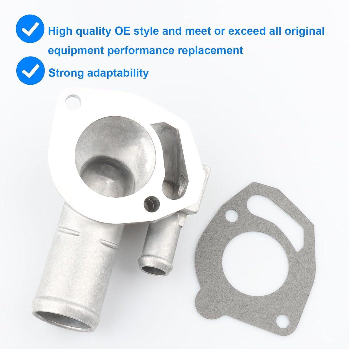 Thermostat Housing Replace 902-306, 53006192 Compatible with Dodge Jeep 2.5L 4.0L - 1991-1995, 1997-2006 Wrangler YJ TJ, 1991-2001 Cherokee XJ, 1993-2004 Grand Cherokee ZJ WJ, 1997-2002 Dakota, More