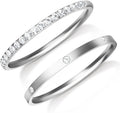 ZOOROO 2-Pack Stackable Bands for Oura Ring 5/Oura Ring 4/Oura Ring 3 Stack