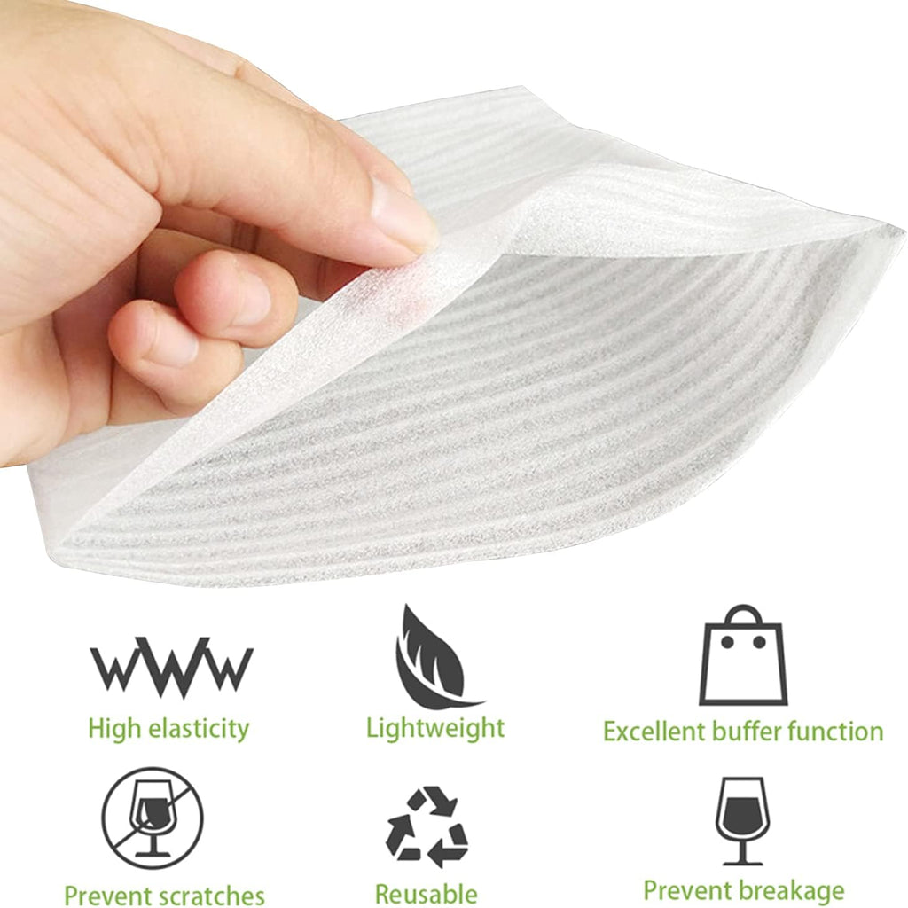 Foam Wrap Sheets Cushion Foam,100 Pack Foam Wrap Sheets Cushioning For Moving, Shipping, Packaging, Storage-Safely