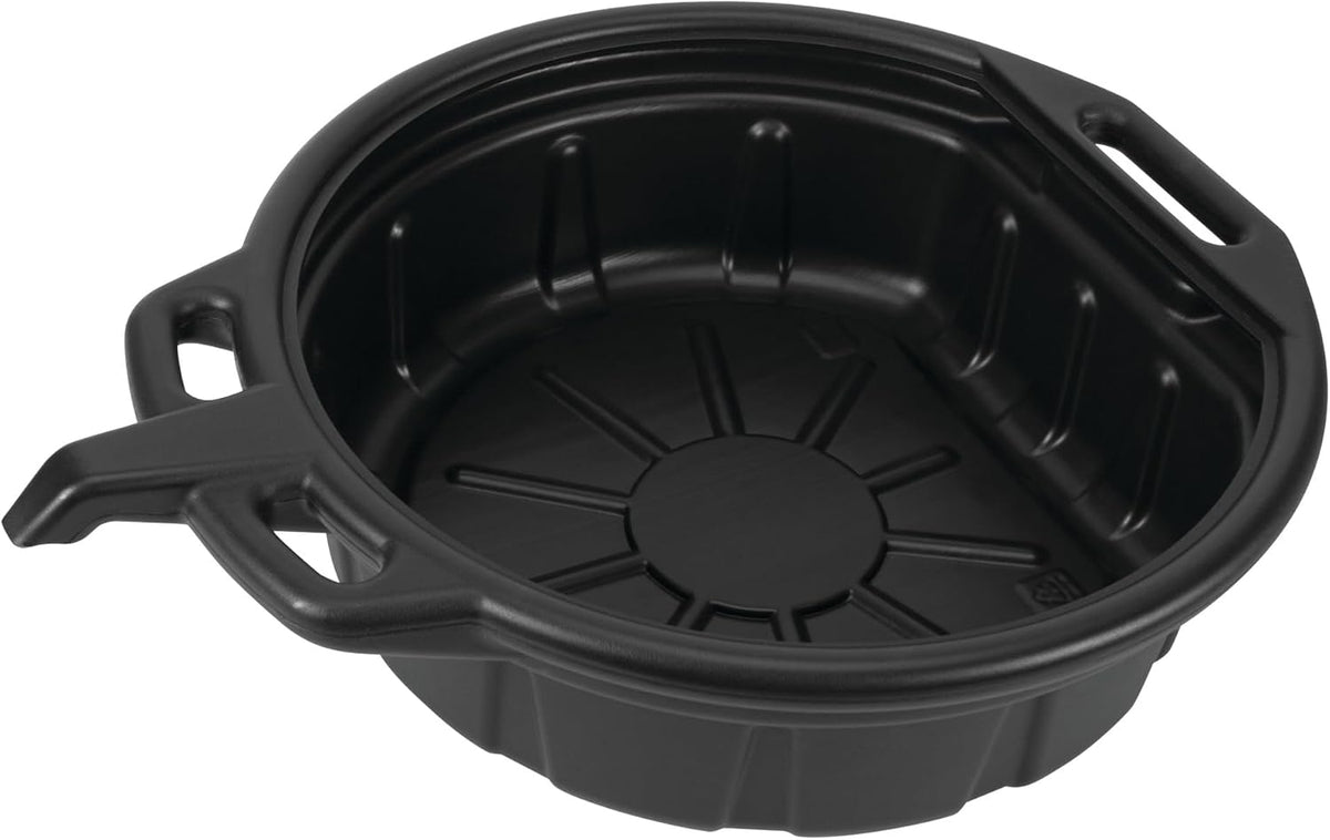 Performance Tool W4071 4.5 Gallon Black Oil Drain Pan