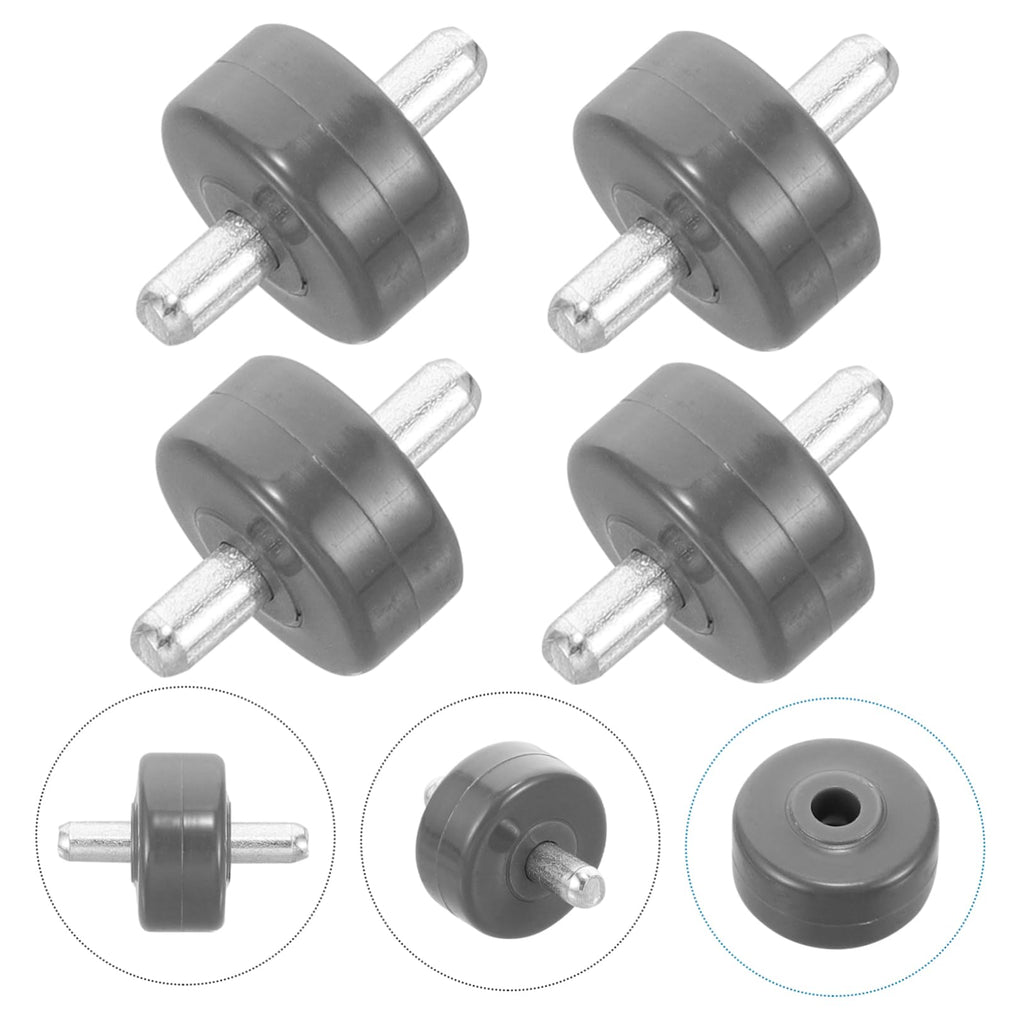 JEWEDECO 4pcs Heavy Duty Caster Wheels for Vacuum Cleaner Compatible Models Small Replacement Wheel for Home Use Easy to Install and Practical