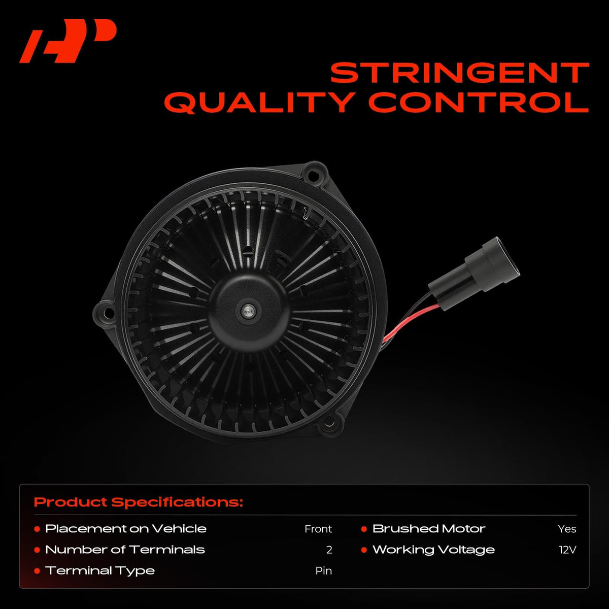 A-Premium Front HVAC Heater Blower Motor with Fan Cage