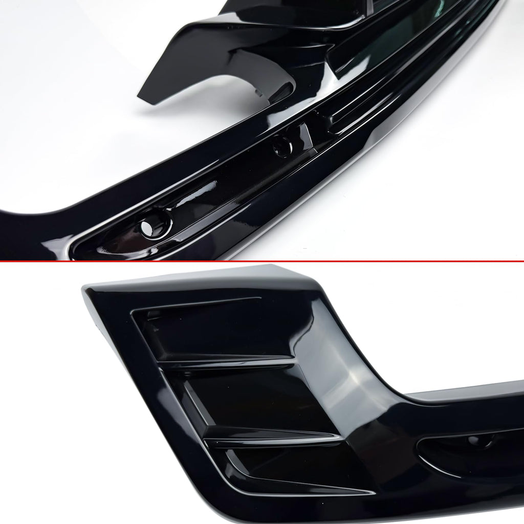 BEOC Rear Diffuser for 2016-2024 Chevy Camaro LS LT RS SS - Glossy Black