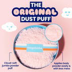 Dust Puff, Oversized Body (6” x 3”) Ultra-Soft Powder Puff