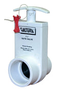 Valterra 2101X PVC Gate Valve, White, 1-1/2" Inner Diameter, 1.9" Outer Diameter Unibody Valve, Slip w/ Gate Keeper