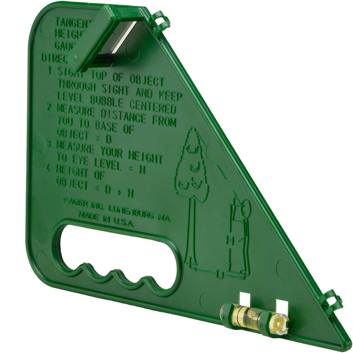 Forestry Suppliers Tangent Height Gauge, Mirror Sighting, Plastic Shell