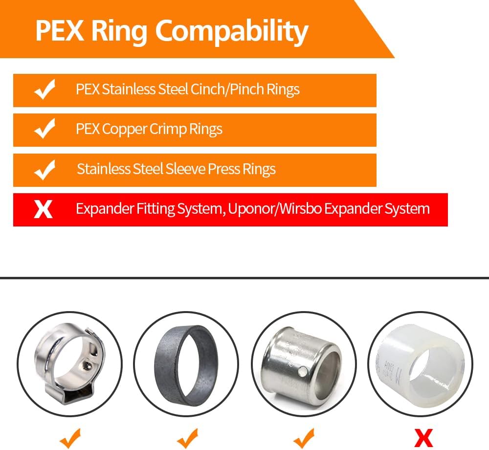 12 Pack 3/4" × 3/4" × 1/2" Brass PEX TEE Fittings