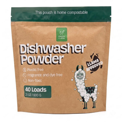 Dishwasher Detergent Powder, PVA Free, Plastic Free, 40 Loads
