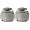 HDHAODA Conduit Connectors, 2 Inch, Straight, Grey, 2-Pack