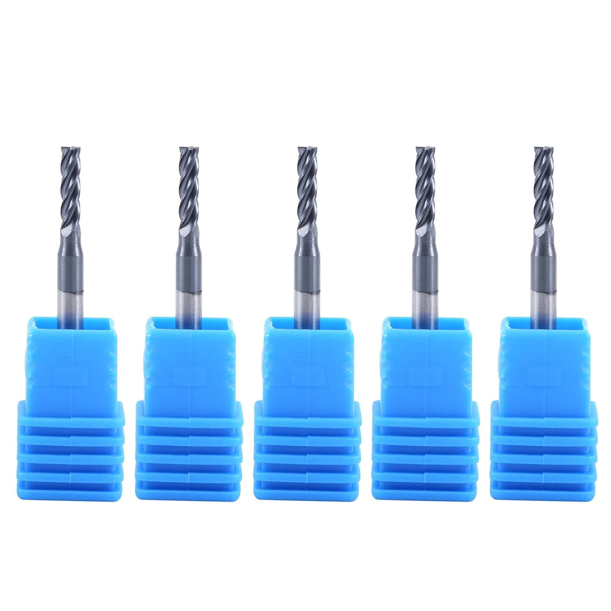 3/32" 4-Flute Square End Mill AlTiN Coated Carbide, 5Pcs