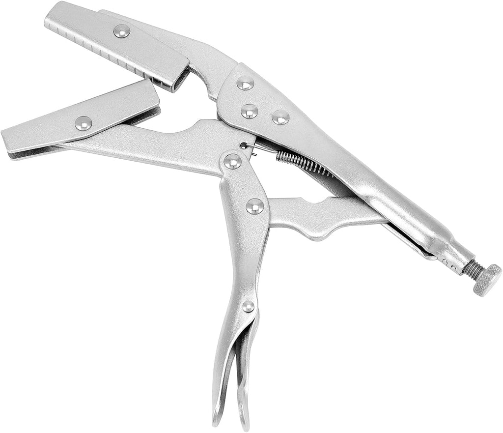 Radiator Hose Clamp Set, 2 Pieces 10" Self-Locking Pinch Off Pliers, Pipe Sealing Lock Tool, Universal for Automobile