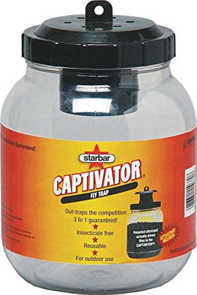 Home and Garden 14680 Starbar Captivator Fly Trap, (1.06 ounces or 30 grams)