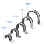 JDHGSHL 20PCS 1-9/16 Inch Reinforced Rigid Pipe Strap