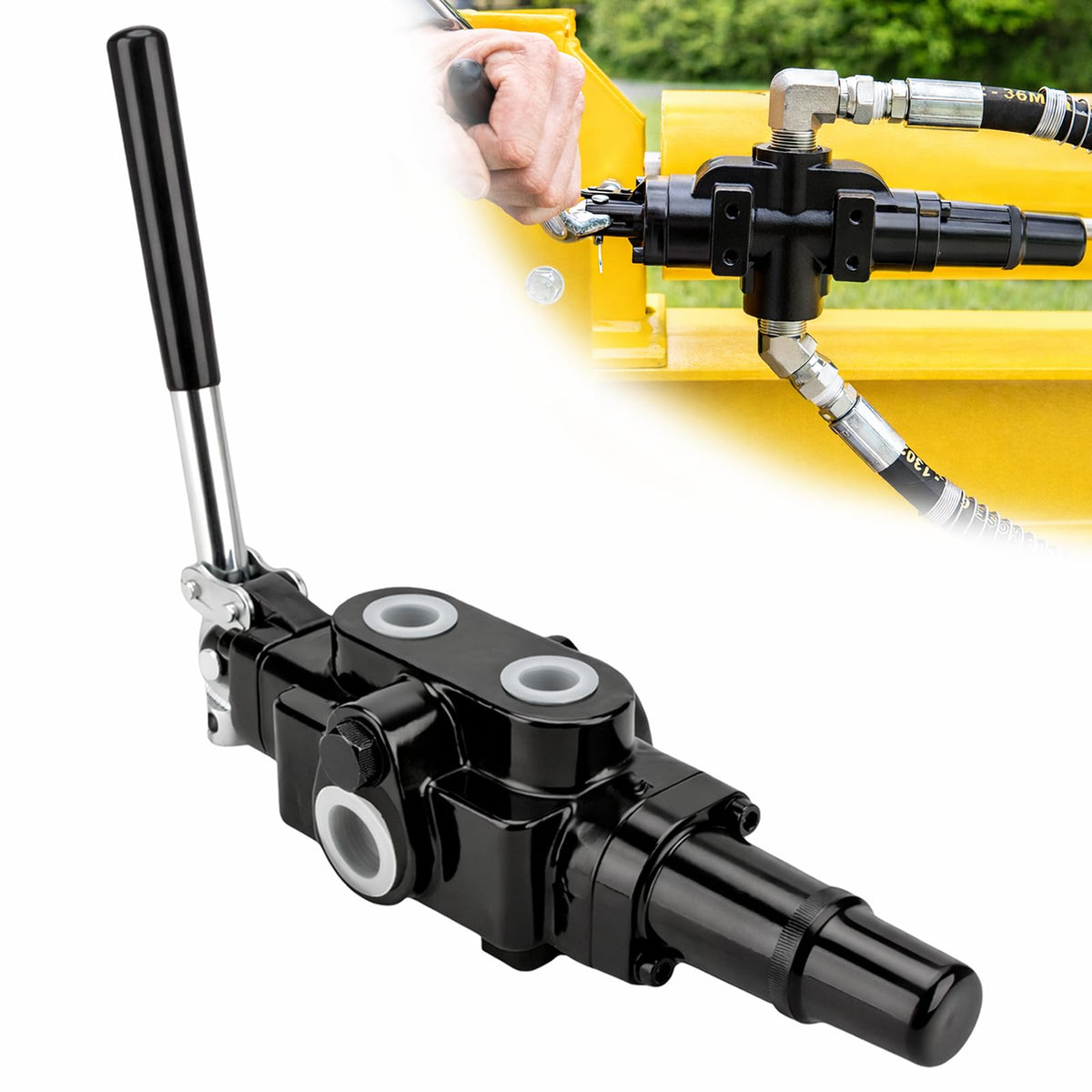 JAHEZYAN Hydraulic Log Splitter Directional Control Valve, 25GPM, Easy Use