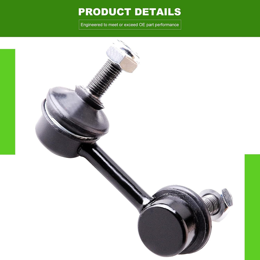 SCITOO 4pcs Front Suspension Kit Outer Tie Rod End Sway Bar Link Fit 2006-2011 for Honda Civic