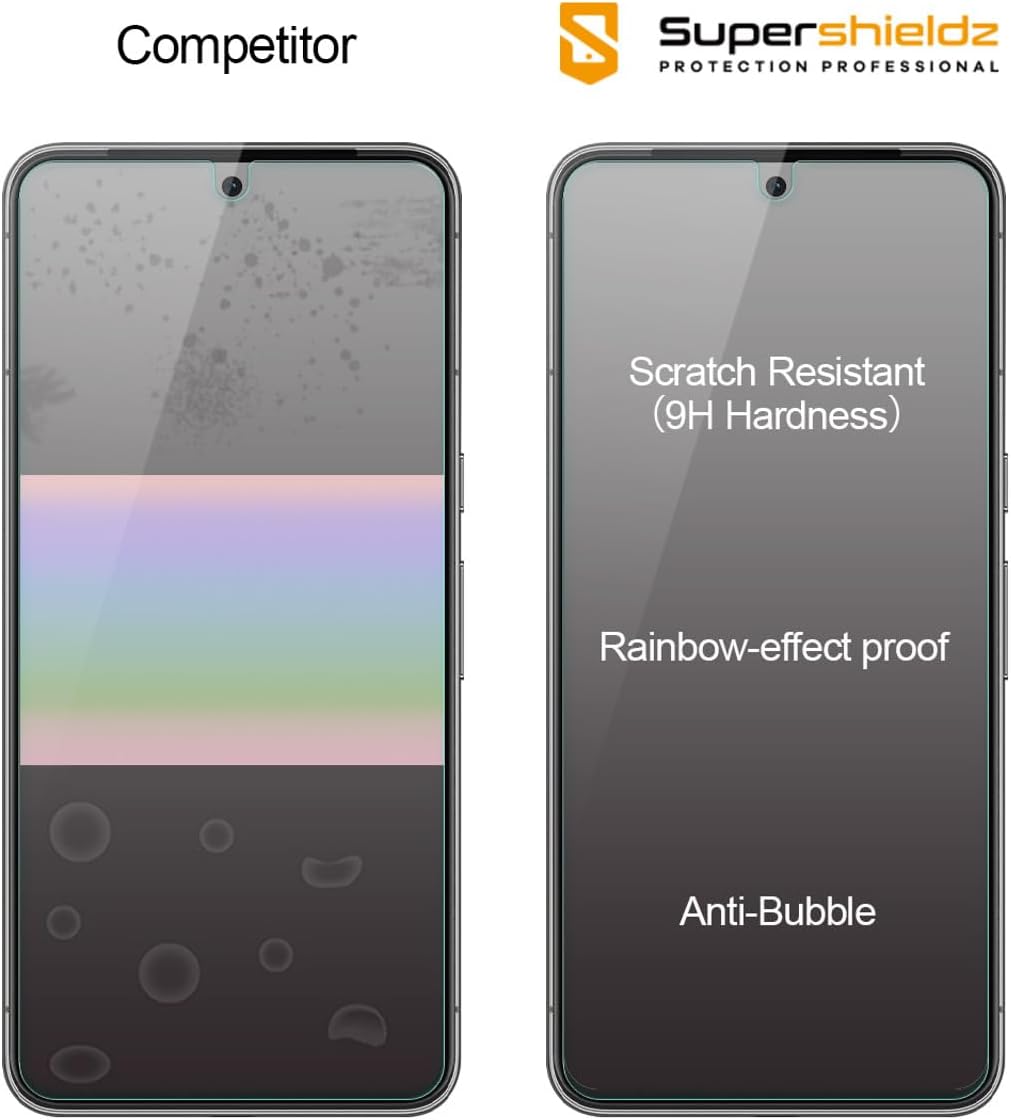 (3 Pack) Designed for Google (Pixel 8 Pro) Tempered Glass Screen Protector, Anti Scratch, Bubble Free