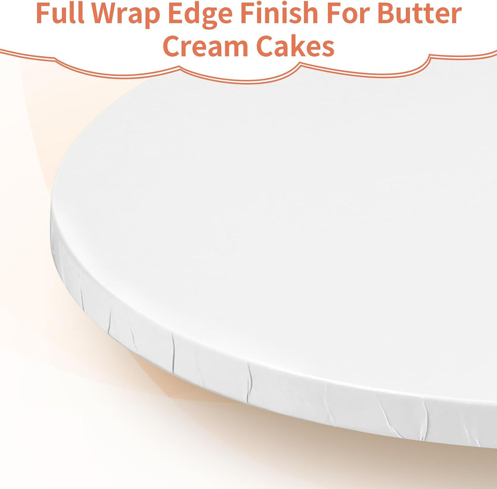 Cake Drums 12 Inch, 2 Pcs Sturdy 1/2 Inch Cake Base Cake Boards