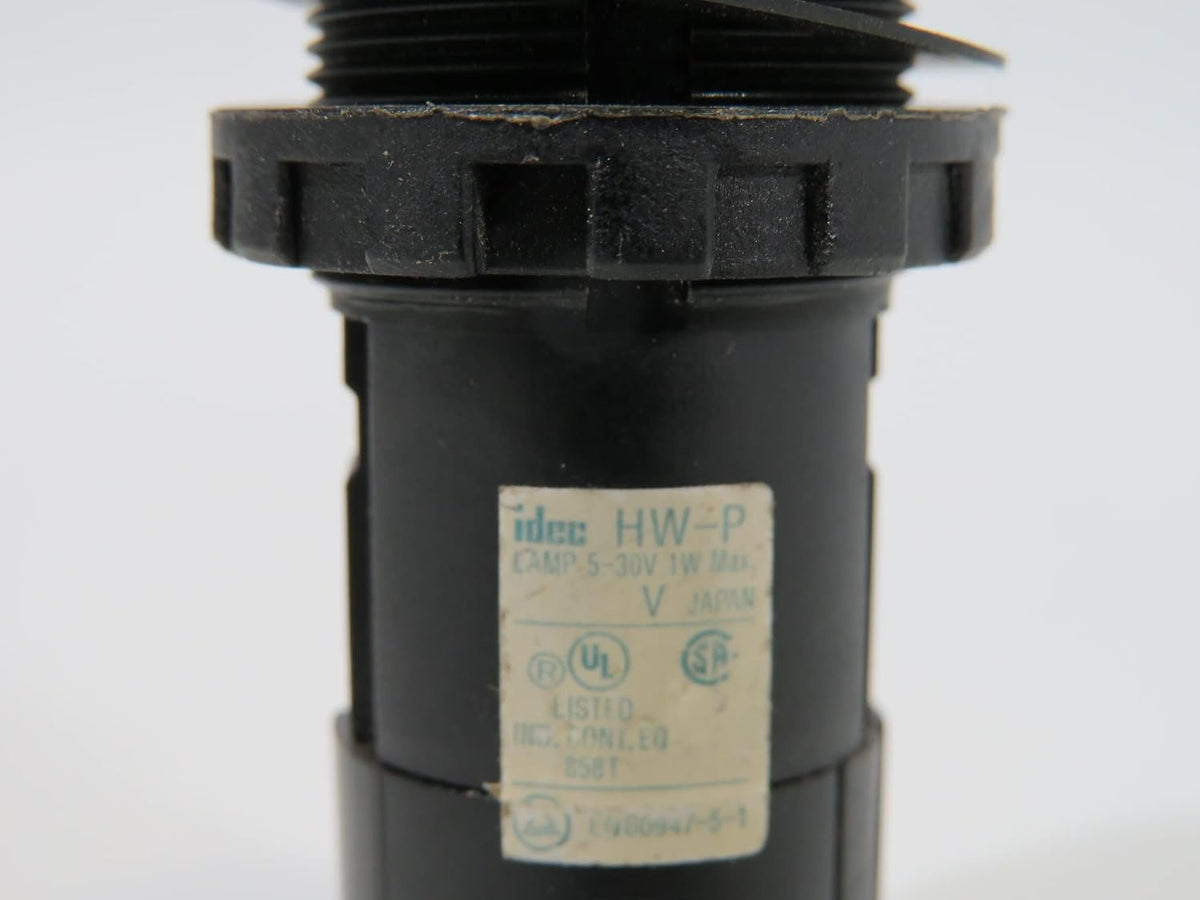 IDEC HW1P-1FQ0-G PILOT LIGHT, 240V, GREEN, FLUSH, LED, 22MM, ROUND