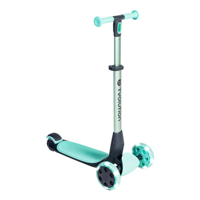 Green Glider Nua Kids 3 Wheel Scooter, Foldable, LED Wheels, Adjustable Handlebar