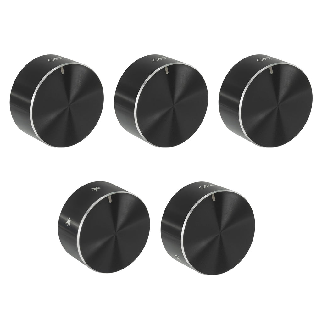 RecPro RV Replacement Knobs for Cooktop or Range 5 Pack