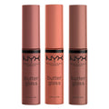Butter Gloss Brown Sugar, Non-Sticky Lip Gloss - Pack Of 3 (Sugar High, Spiked Toffee, Butterscotch)