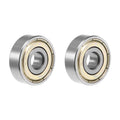 uxcell 627ZZ Deep Groove Ball Bearing 7x22x7mm Double Shielded Chrome Steel Bearings 2-Pack