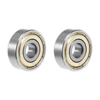 uxcell 627ZZ Deep Groove Ball Bearing 7x22x7mm Double Shielded Chrome Steel Bearings 2-Pack
