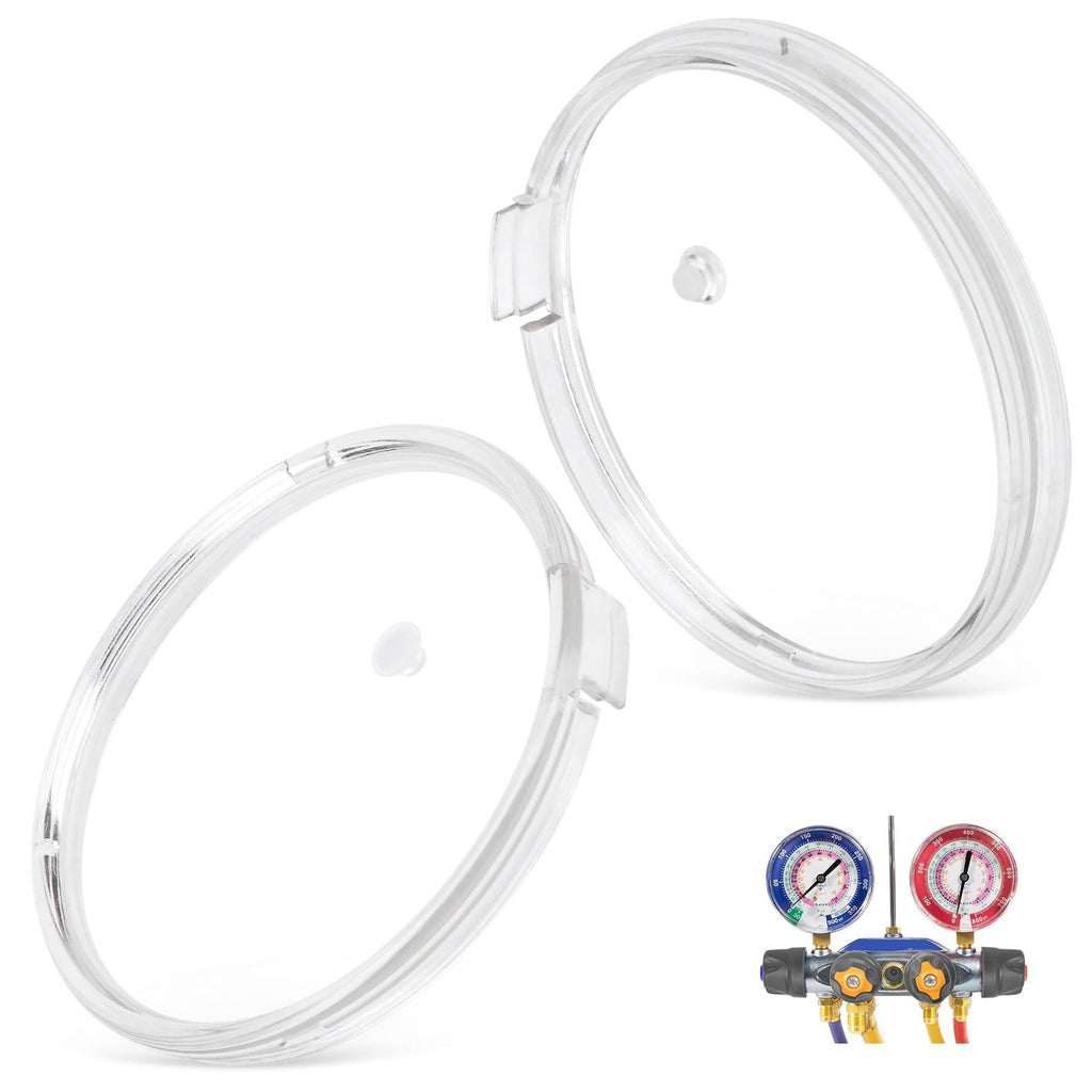 BIBIJIE 2 Pack 49100 80 mm Replacement Crystal Gauge Lens