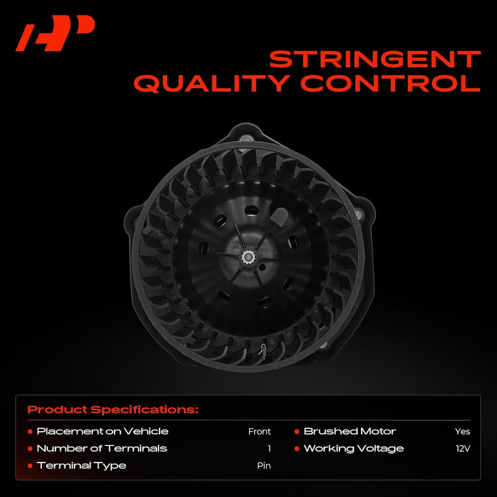 A-Premium Front HVAC Heater Blower Motor with Fan Cage