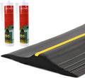 20Ft/6M Universal Garage Threshold Seal Strip with 300ml Black Sealants/Adhesives, Garage Door Bottom Weatherproof
