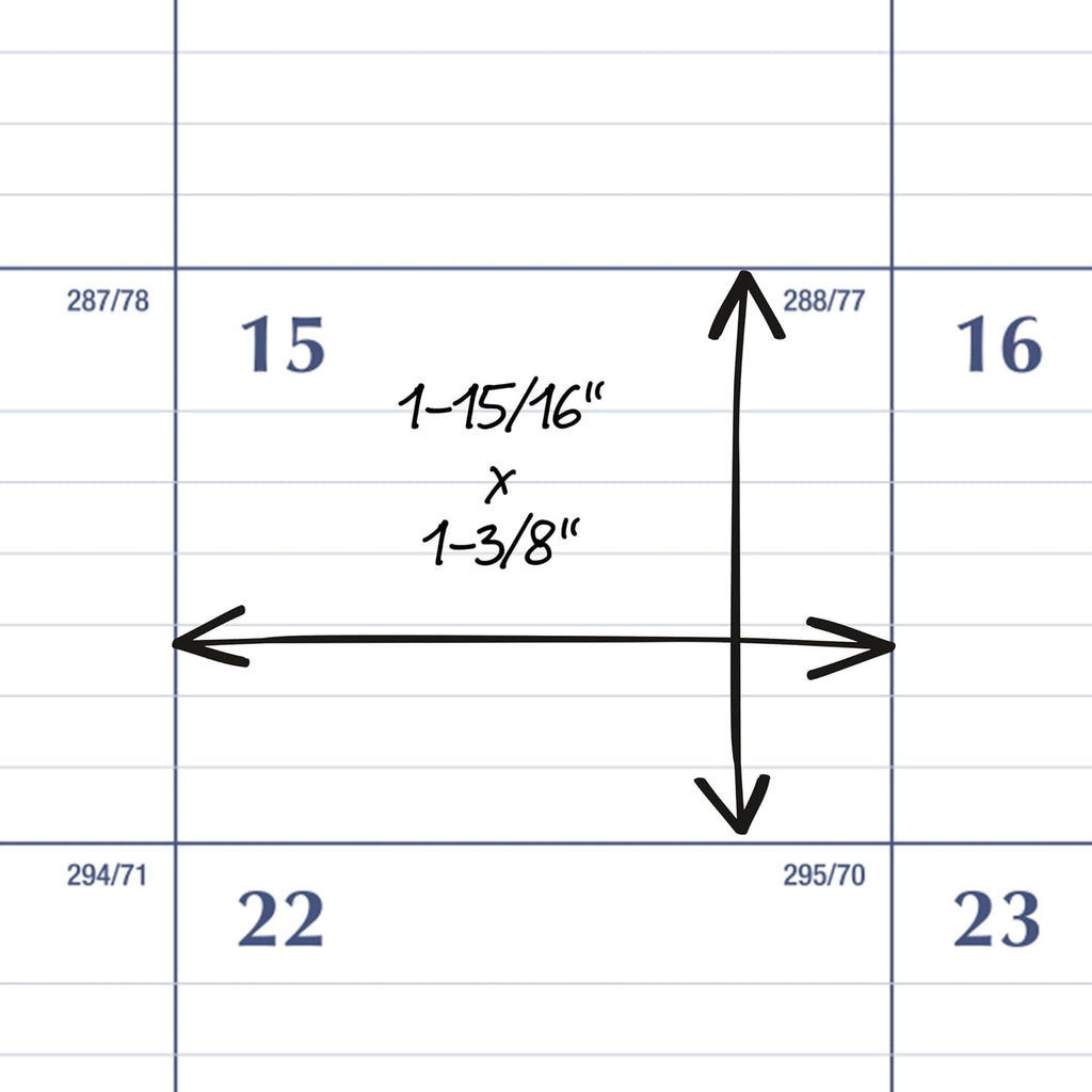 2027 Desk Pad Calendar, Monthly Desk Wall Planner, 15-Month Oct-Dec, 21.75" x 17" (CRM9202027)