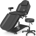 Hydraulic Esthetician Chair Bed, Black Tattoo Chair for Clients