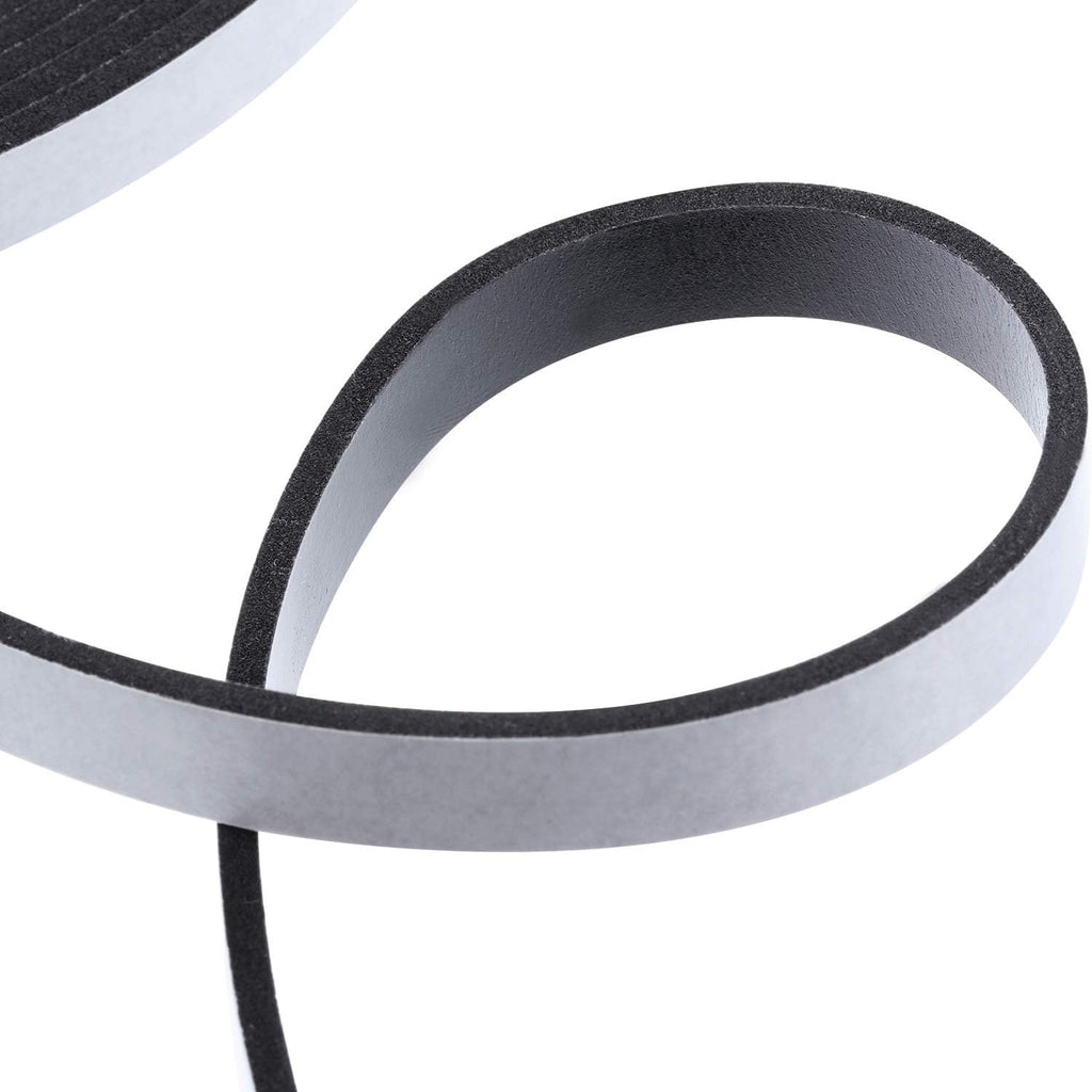 3 Rolls 1/2" x 32.8 ft Double Sided Foam Tape, 1/8" Thick Seal Strip