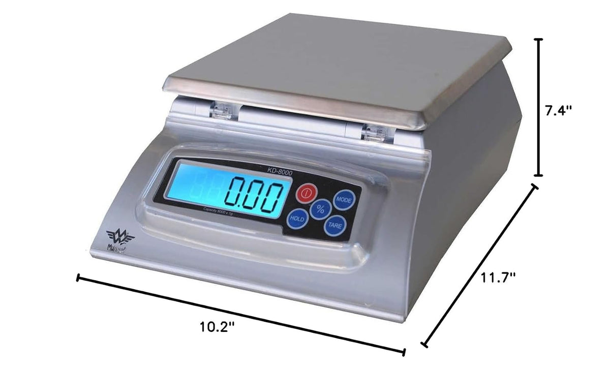 KD-8000 Digital Food Scale (Silver)