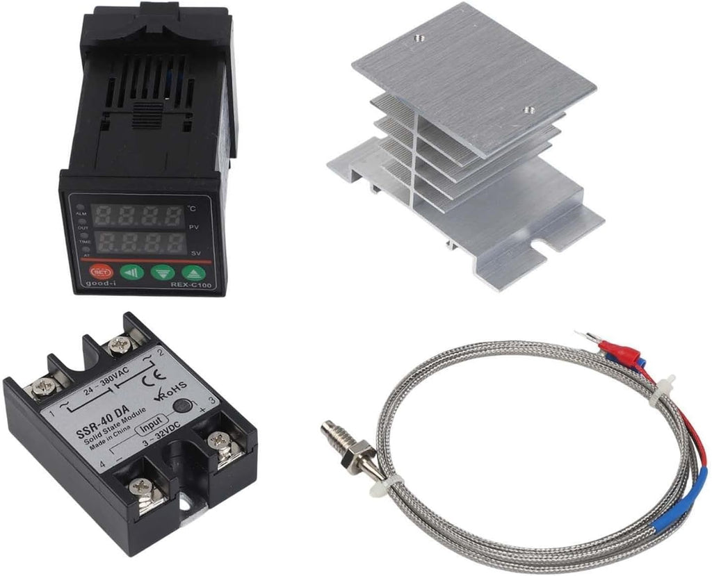 REX-C100 PID Temperature Controller Kit with SSR-40DA