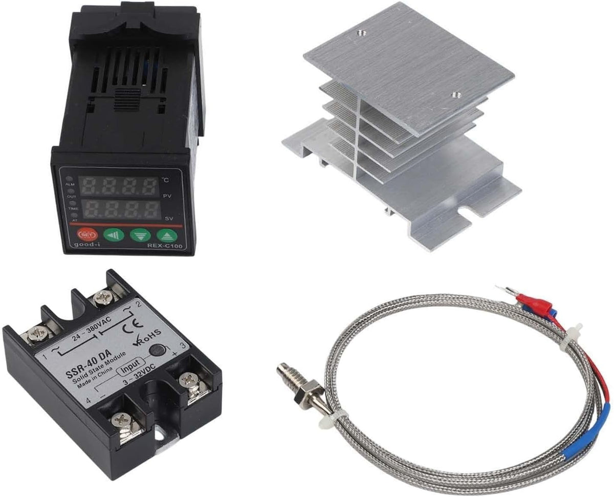 REX-C100 PID Temperature Controller Kit with SSR-40DA