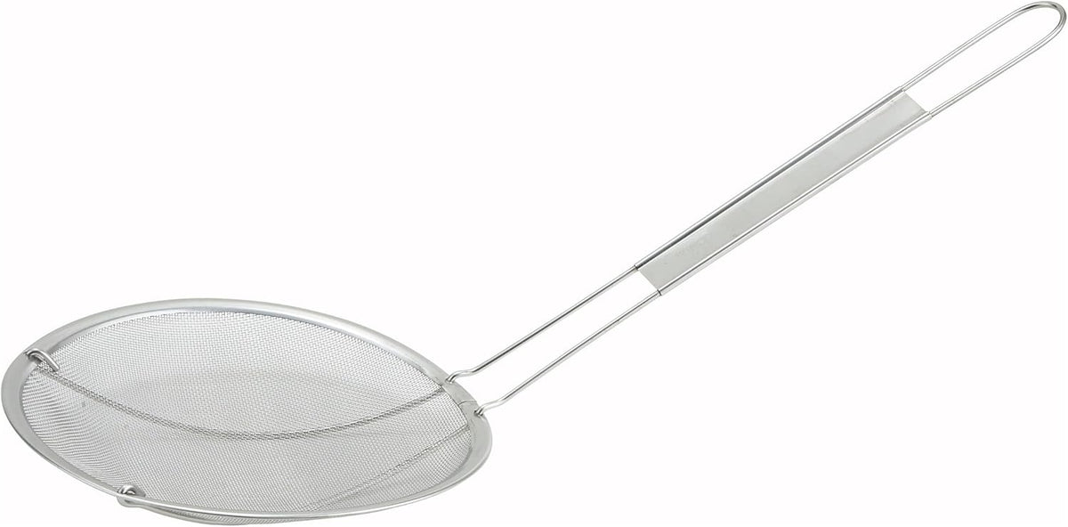 Winco Stainless Steel Strainer, 6-Inch Diameter, Course Mesh,Medium