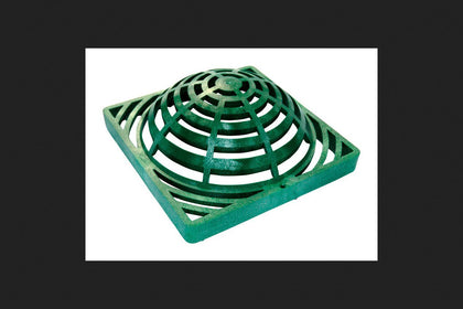 991 Polyolefin Heavy Duty Drain Grate, 9", Green