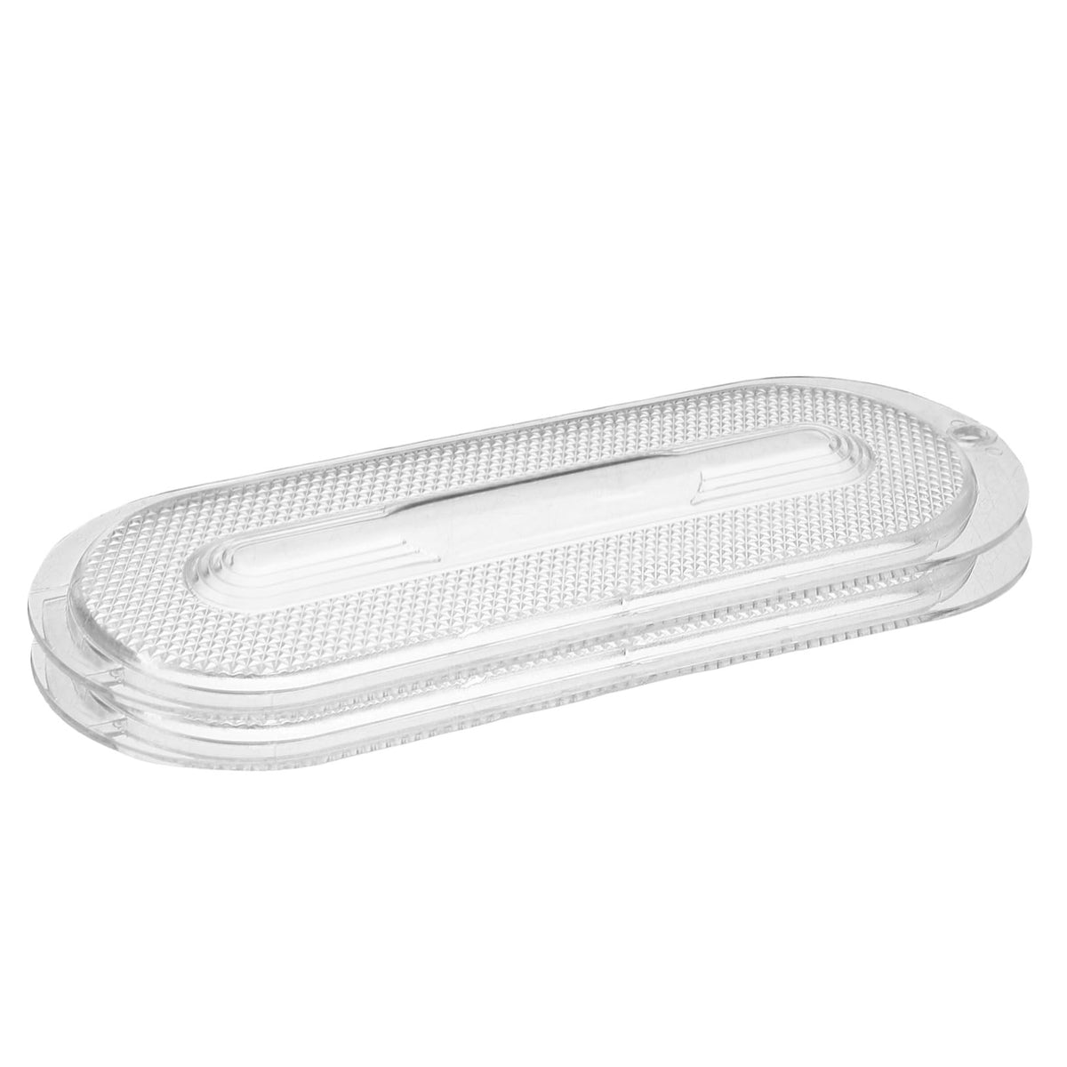 2 Pack Oval Range Hood Light Lens Cover for Kitchen Use
