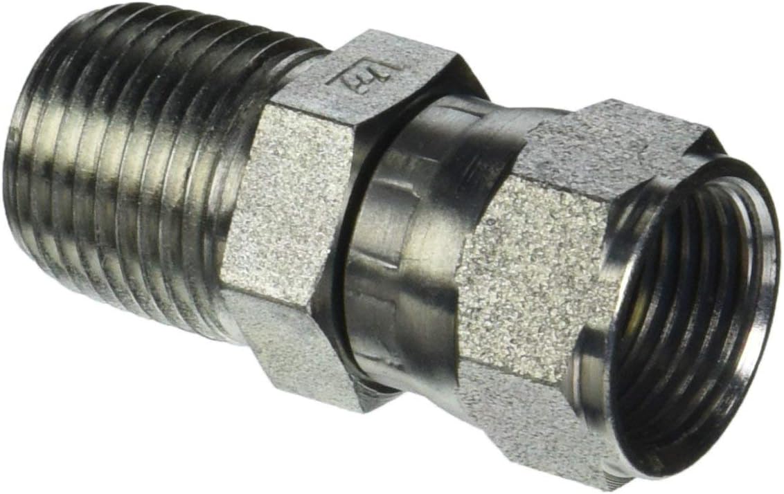 6505-06-12 | 3/8" Male NPTF x 3/4" Female JIC Swivel Straight Adapter