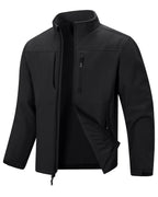 Men's Lightweight Softshell Jacket Fleece Waterproof Windbreaker