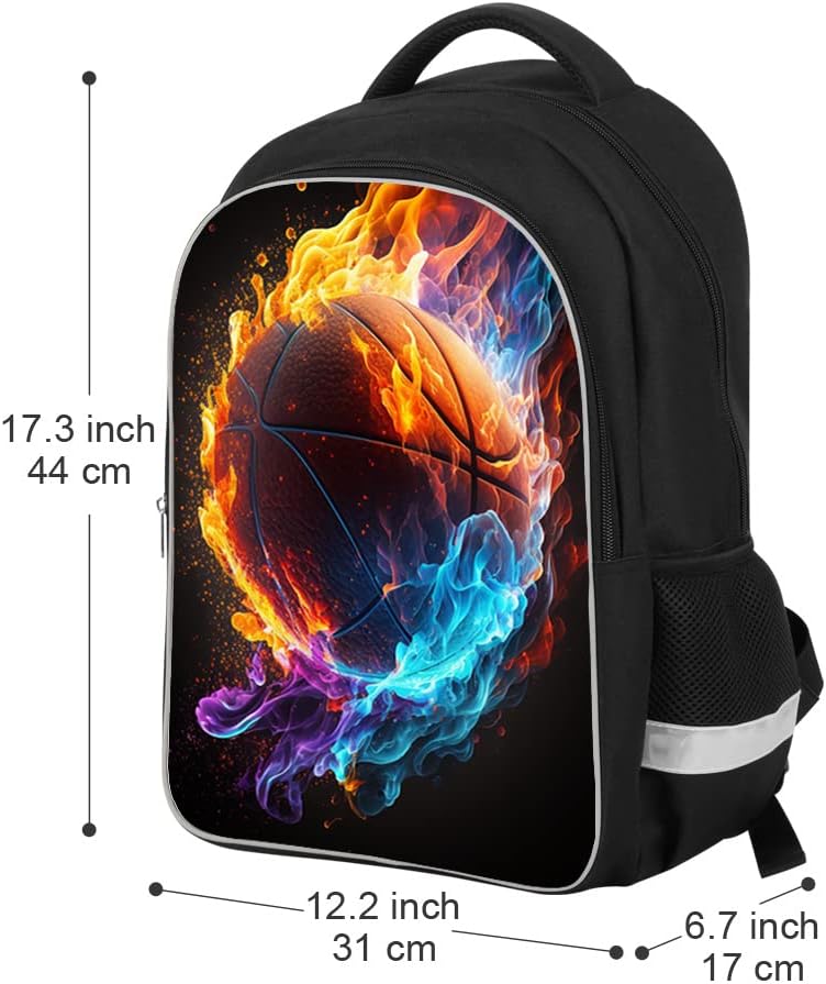 School Backpack for Boys, Basketball Backpack for Boys School Bag Suitable for 6-18 Kid, for Children Teens